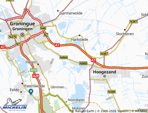 MICHELIN Westerbroek map - ViaMichelin