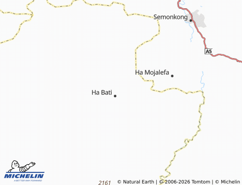MICHELIN-Landkarte Moeaneng - ViaMichelin