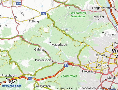 MICHELIN-Landkarte Untermauerbach - ViaMichelin