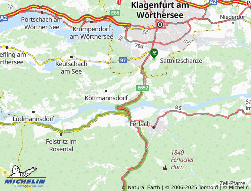 MICHELIN-Landkarte Göriach - ViaMichelin