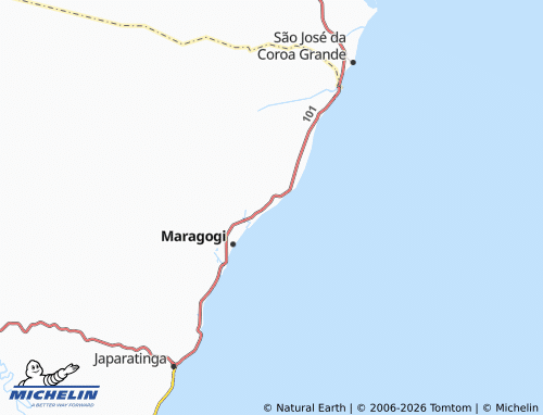 Mapa MICHELIN Barra Grande - ViaMichelin