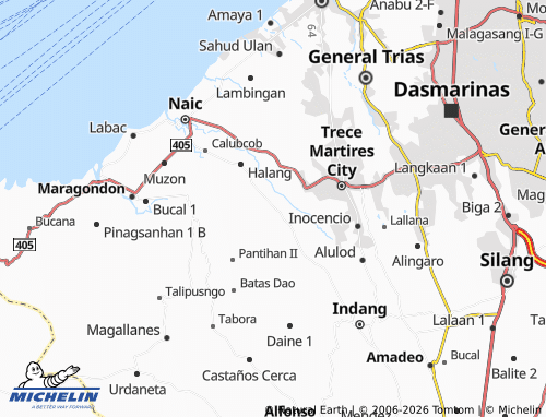 MICHELIN Palangue 1 map - ViaMichelin