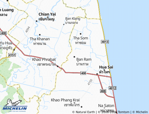 MICHELIN Ban Ram map - ViaMichelin