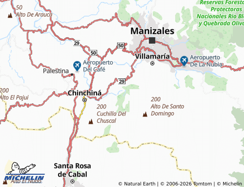 Mapa MICHELIN Río Claro - ViaMichelin