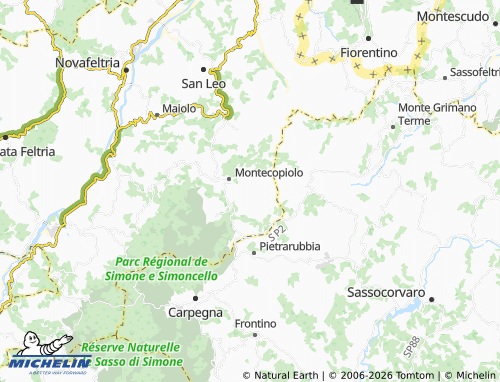 Kaart MICHELIN Monterotto - ViaMichelin
