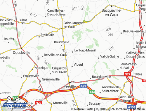 Mapa MICHELIN Lindebeuf - ViaMichelin