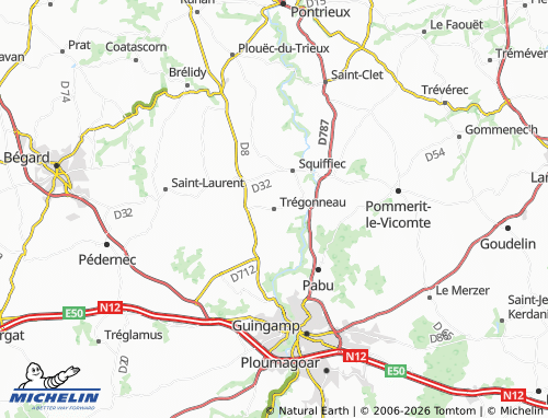 Mapa MICHELIN Trégonneau - ViaMichelin