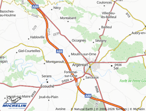 MICHELIN Maison Girard map - ViaMichelin