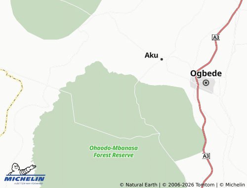 Mappa MICHELIN Akpakume - ViaMichelin