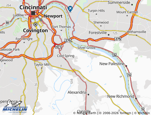 Mappa MICHELIN Crestview - ViaMichelin