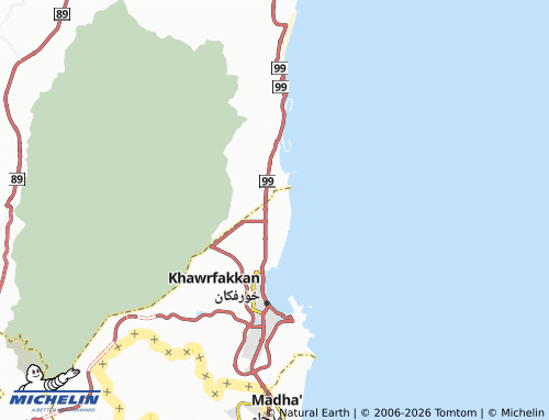 MICHELIN Zubara map - ViaMichelin