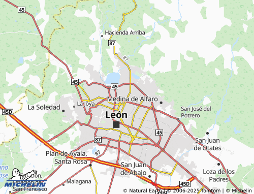 Carte MICHELIN Los Cedros - ViaMichelin