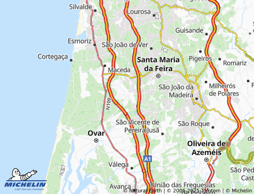 MICHELIN Murteira map - ViaMichelin