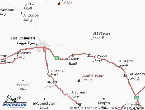 MICHELIN-Landkarte al-'Atfah - ViaMichelin