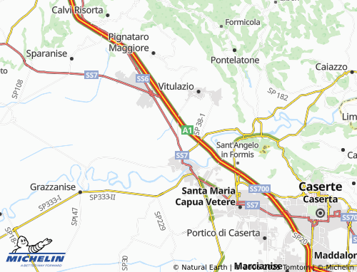 MICHELIN Agnena map - ViaMichelin