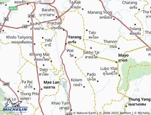 MICHELIN Wat map - ViaMichelin