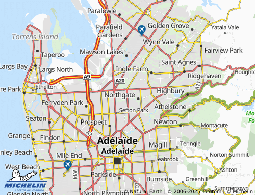 MICHELIN Northfield map - ViaMichelin