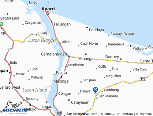Mappa MICHELIN Tuluttuging - ViaMichelin