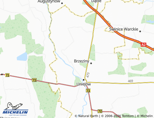 Carte MICHELIN Ostrowsko - ViaMichelin