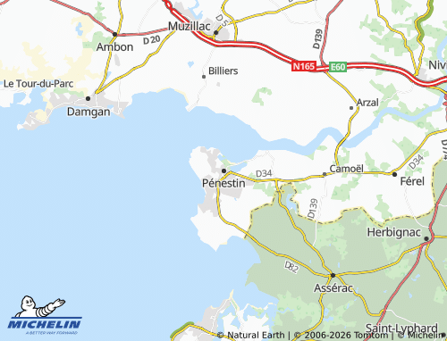 Mappa MICHELIN Pénestin - ViaMichelin