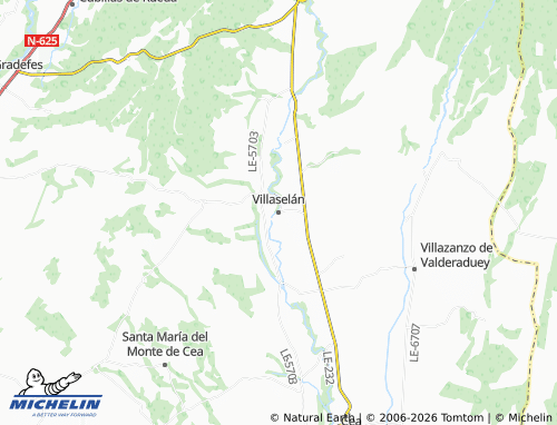 Mappa MICHELIN Villaselán - ViaMichelin