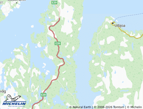 MICHELIN Øspenes map - ViaMichelin
