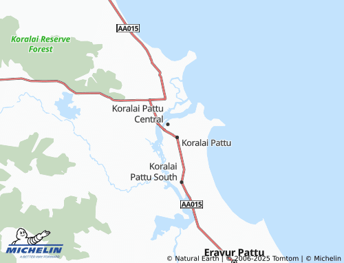 Kaart MICHELIN Brynthuraichenai South - ViaMichelin