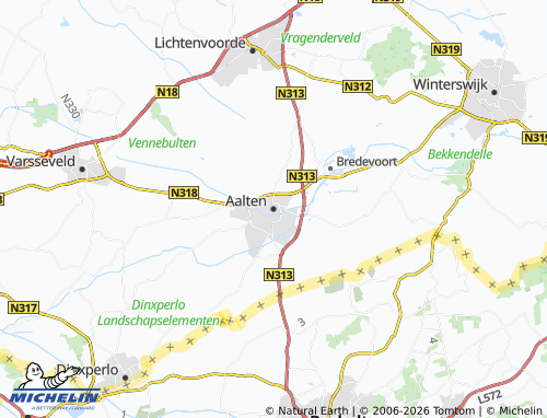 Mapa MICHELIN Aalten - ViaMichelin