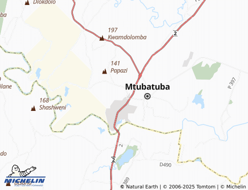 MICHELIN Nkombose map - ViaMichelin