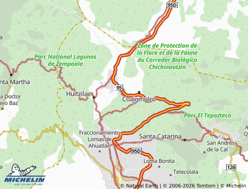 MICHELIN Monte Verde map - ViaMichelin