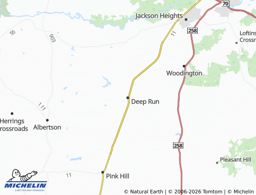 Mapa MICHELIN Deep Run - ViaMichelin