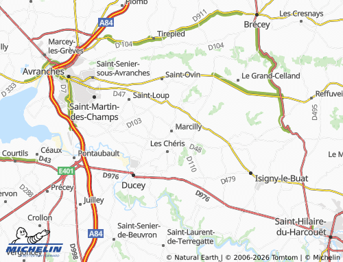 MICHELIN Marcilly map - ViaMichelin