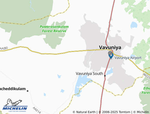 MICHELIN Chekkadipulavu map - ViaMichelin