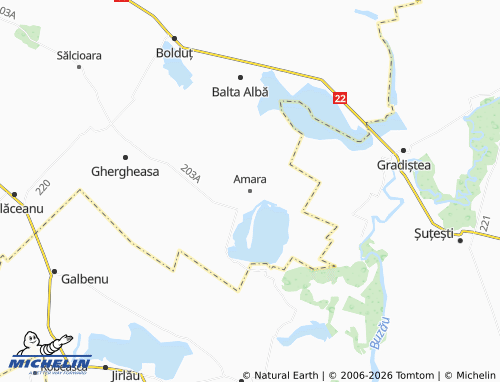 Mappa MICHELIN Amara - ViaMichelin