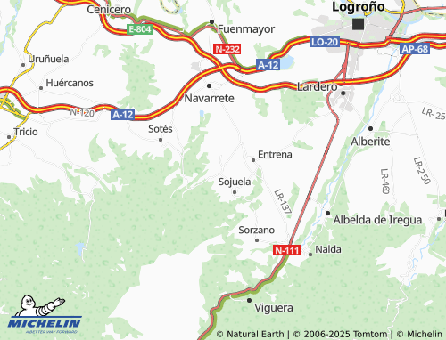 MICHELIN-Landkarte Medrano - ViaMichelin