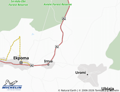 MICHELIN Uzogolo map - ViaMichelin