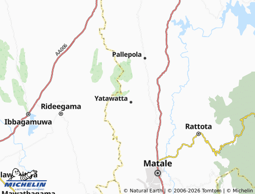Mappa MICHELIN Urulewatta - ViaMichelin
