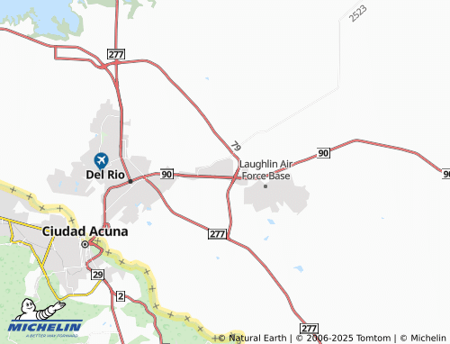 MICHELIN Val Verde Park map - ViaMichelin