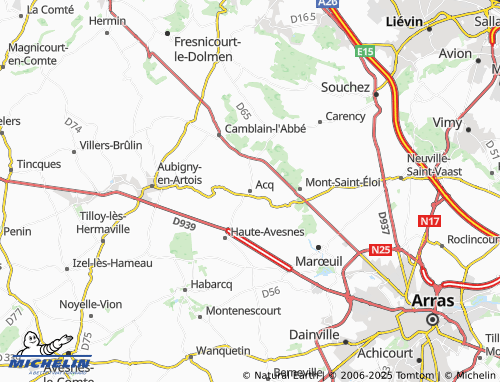 Carte MICHELIN Acq - ViaMichelin
