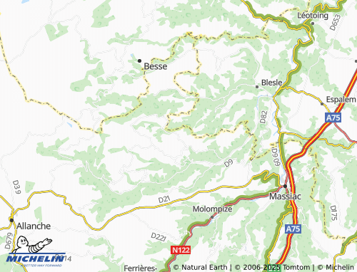 Carte MICHELIN Anliac - ViaMichelin