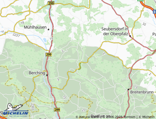 MICHELIN-Landkarte Altmannsberg - ViaMichelin