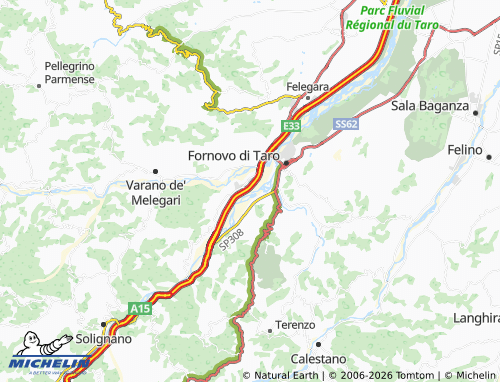 Mappa MICHELIN Rubbiano - ViaMichelin