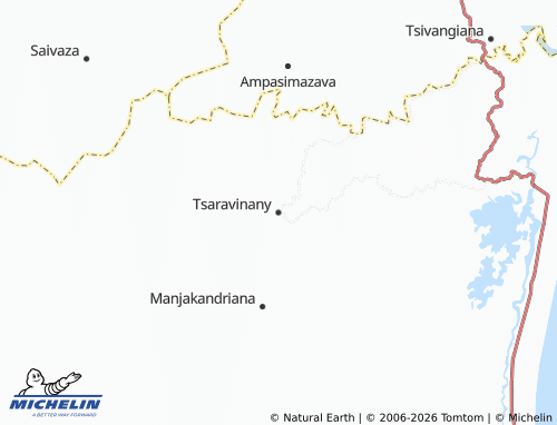 Mapa MICHELIN Tsaravinany - ViaMichelin