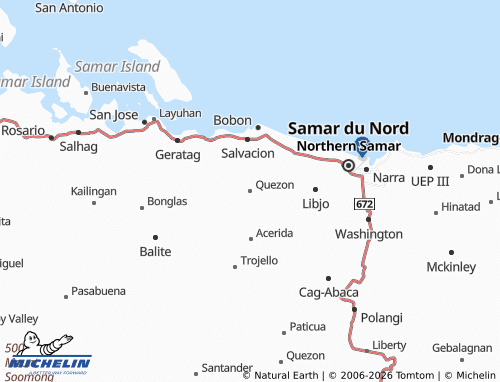 Mappa MICHELIN Quezon - ViaMichelin