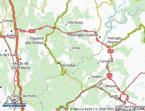 MICHELIN-Landkarte Casal da Francisca - ViaMichelin