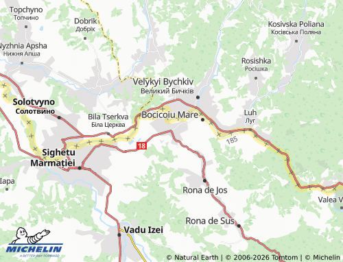 Mappa MICHELIN Crăciunești - ViaMichelin