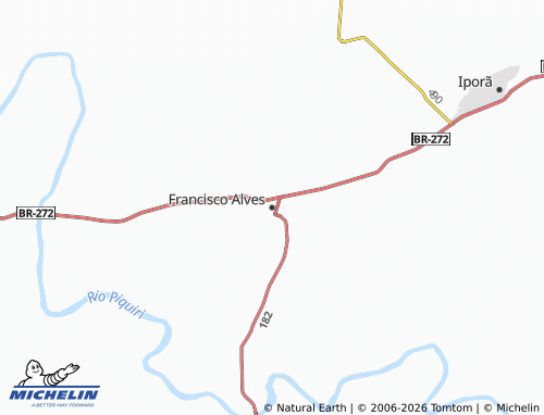 Mappa MICHELIN Francisco Alves - ViaMichelin