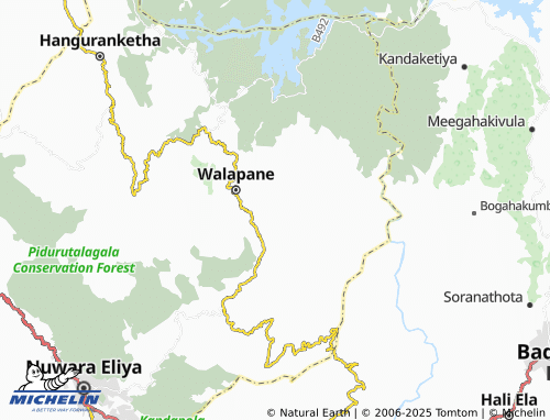 MICHELIN Thibbatugoda South map - ViaMichelin