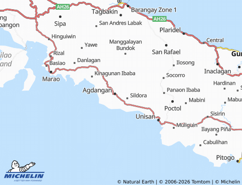 MICHELIN Silangang Maligaya map - ViaMichelin