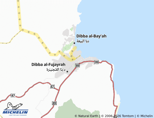 Mappa MICHELIN al-Qayan - ViaMichelin